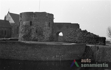 Kaunas castle in soviet times. Time and author of photography unknown, KTU ASI archive.