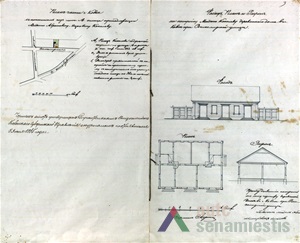 Šv. Gertrūdos g. 16 namo projektas, XIX a. II p. KAA, I-473, ap.1, b. 3501.