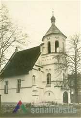 Church in 1930's. Author of photography unknown, from Lithuanian central state archive, photodocuments department.