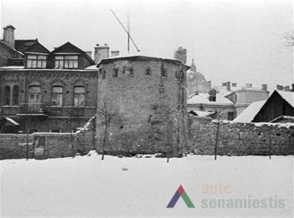 Kaunas defence wall. Autor of photo unknown, 1960, from Lithuanian central state archive, photodocuments department.