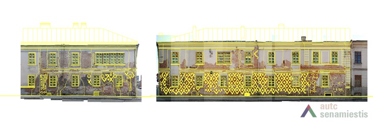 Architectural researches. Scheme by G. Prikockis, from personal archive of G. Prikockis.
