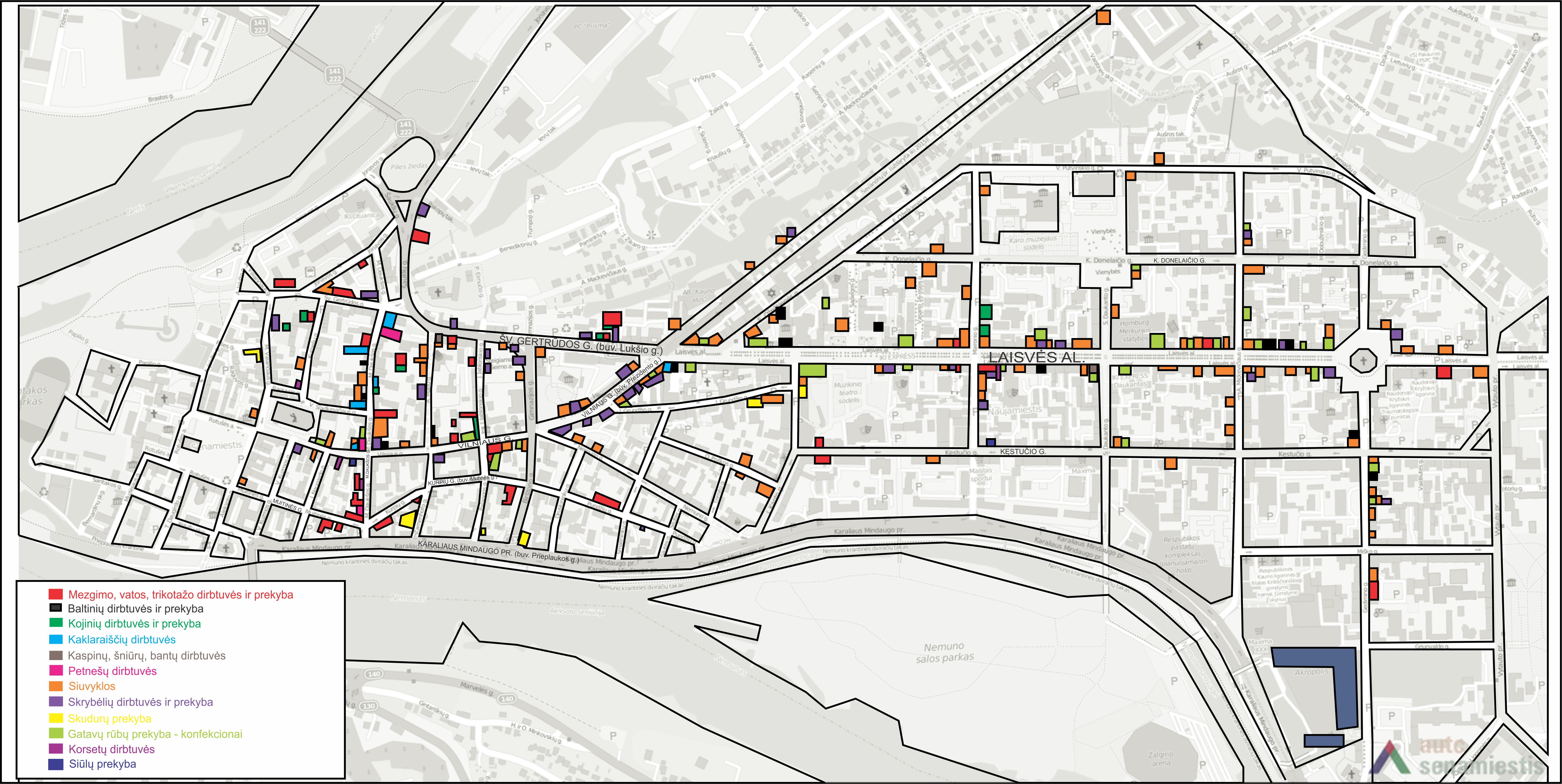 Tarpukario laikotarpio tekstilės įmonės Kauno mieste